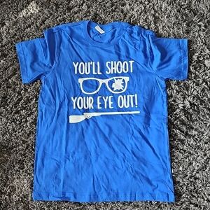 Bella Canvas Christmas Story Tee You'll Shoot Your Eye Out NEW